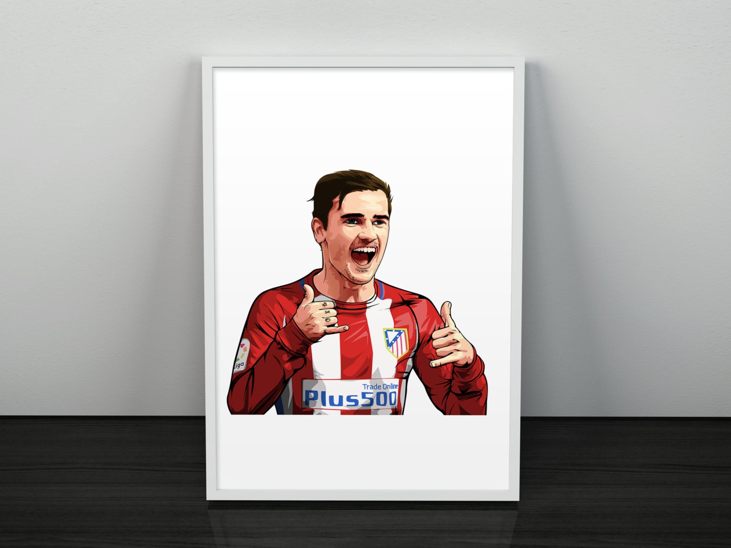 Antoine Griezmann Atlético Madrid Poster | Etsy