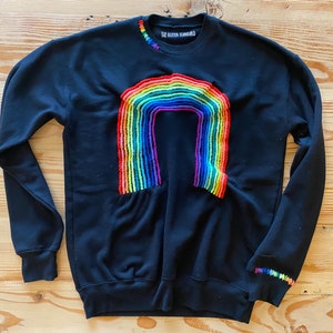 Whimsical Rainbow Sweatshirt