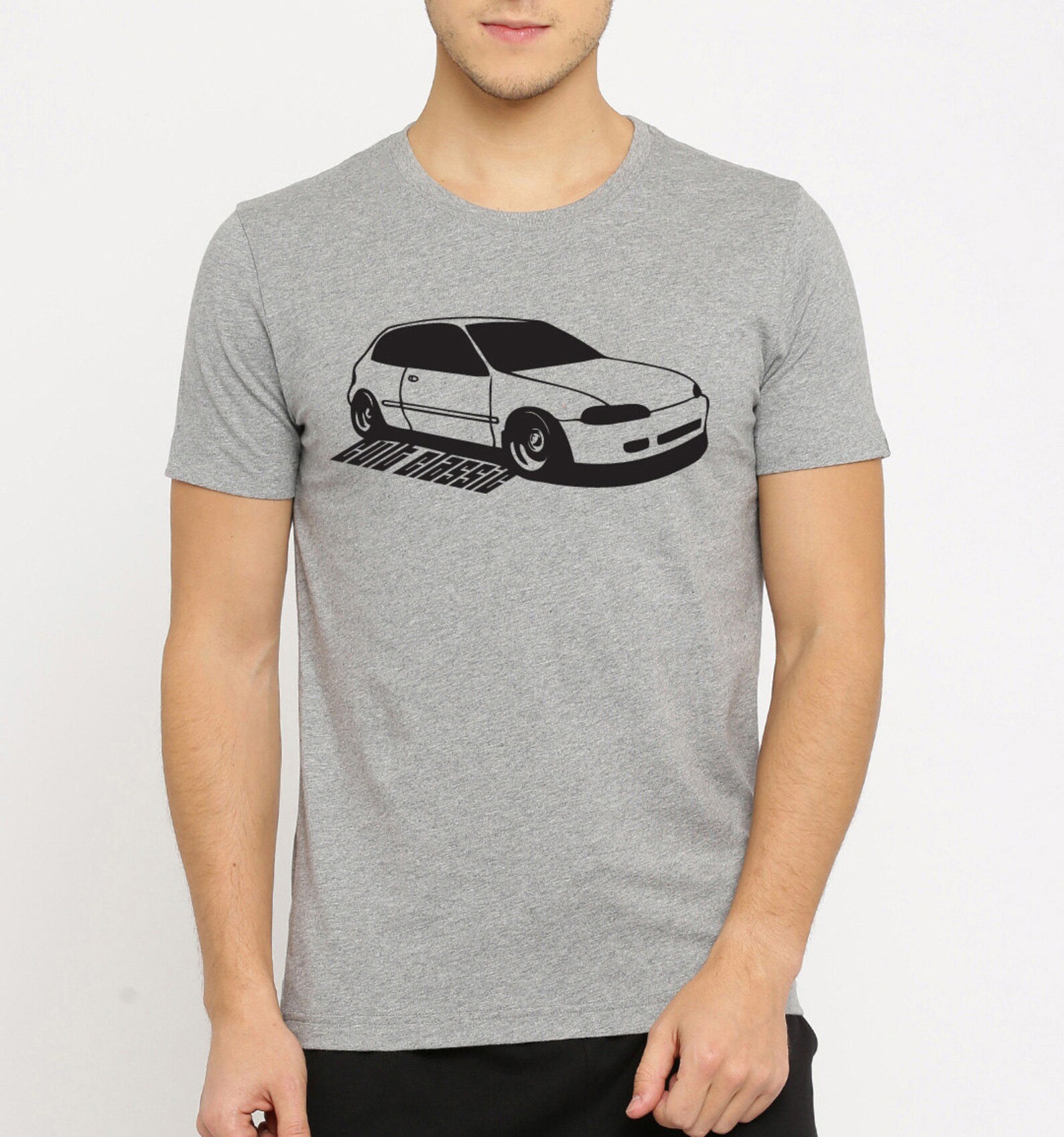 T-shirt Classica Kanjo Racer Civic Nuova Estate Da Uomo Manica Corta Retrò Drift King Car Magliette Ragazzo Casual Magliette Bianche - Foto 10