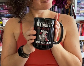 KF Breene: Hadriel's Mediocre Maid Service Black Glossy Mug