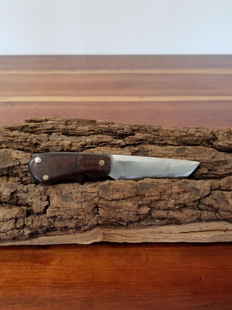 Small Tanto Style Skinning Knife Etsy