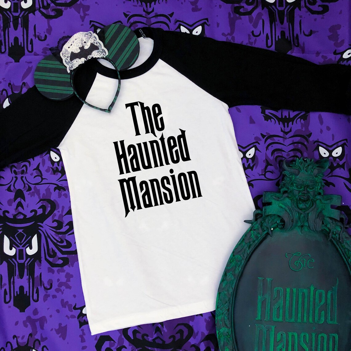 The Haunted Mansion Shirt Halloween Shirt Hitchhiking | Etsy