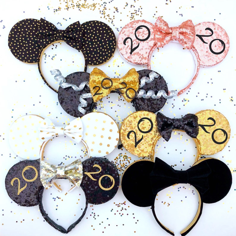 Disney New Years Eve Ears 2020 Mouse Ears NYE Ears Confetti | Etsy