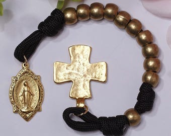 Rosario de bolsillo de paracord