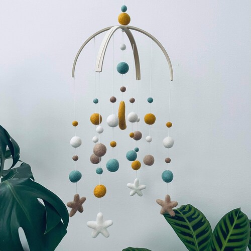 CUSTOM Made Felt Baby Mobile Standard Double Arch Design Etsy Australia