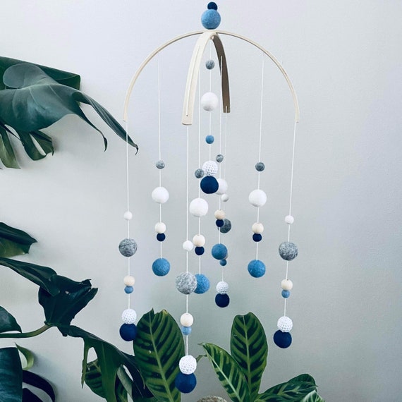 In Stock Felt Baby Mobile Baby Boy Deluxe Style Crib Mobile