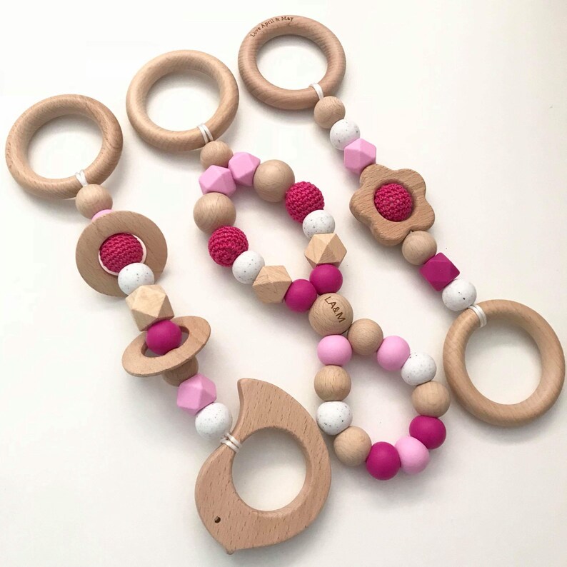 jeu de gymnastique pour bébés jouets-lot de 3 accrocher les | etsy
