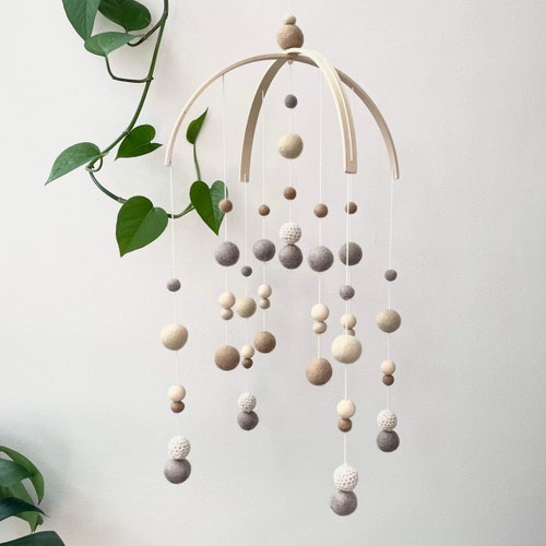 Neutral Gender Baby Mobile Cloud Mobile Boy Nursery Neutral Etsy Canada