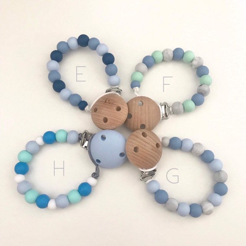 safety standards certified lots of colours baby boy Dummy chain soother holder- silicone baby girl pacifier clip gender neutral