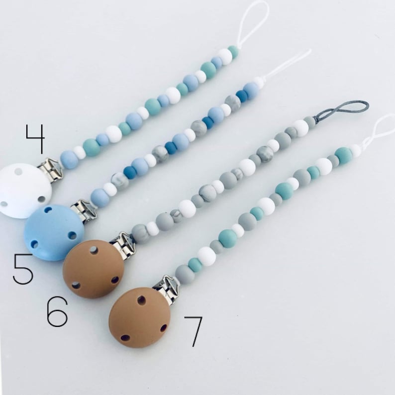 safety standards certified lots of colours baby boy Dummy chain soother holder- silicone baby girl pacifier clip gender neutral