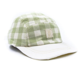 The KEYLIME // CUSTOM handmade & upcycled HATS // Recycled 5panelcap, slowmade, sustainable,  from Canada by Sous-Bois