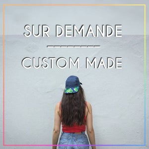 CUSTOM Made 5 panels HAT - Adults & Kids sizes