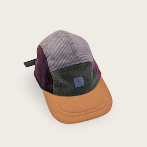 The CORDU- COLOR Cap //Adult and child custom 5panelshat \\ Handmade and recycled 5panels hat / cap from Montreal by Sous-Bois