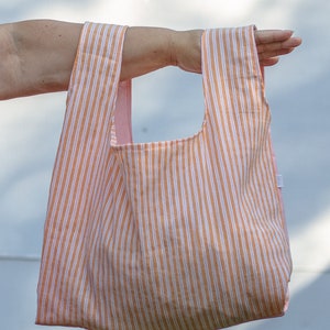 2x TWO-Colors Summer BAG / Upcycled Totebag handmade, slowmade, localbrand from Québec, made by Sous-Bois image 3