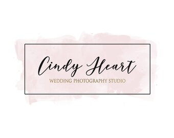 Premade logo, logo aquarelle, logo du Blog, Blog en-tête, Logo personnalisé, aquarelle en-tête, Logo personnalisé, Logo design, Brush script, 6 couleurs