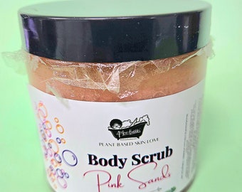 Pink Sands Body Scrub Exfoliator Body Polish Sugar Scrub 22 oz