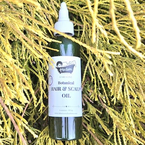 Botanical Hair and Scalp Oil Stimulate Scalp Hair Growth Hair Rention