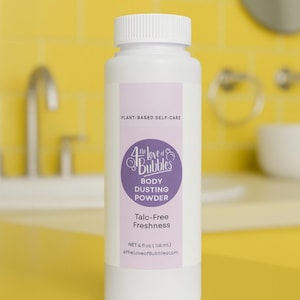 Talc-Free Body Dusting Powder with Cocoa Butter – Plant-Based Freshness for Soft, Smooth Skin