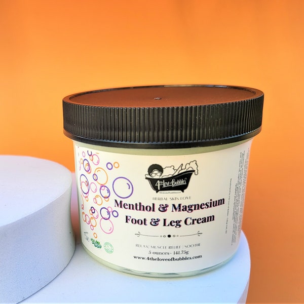 Menthol and Magnesium Foot and Leg Cream