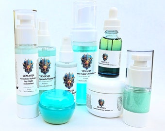 Yemanja Face Care Skin Care System Malachite Crystal Infused