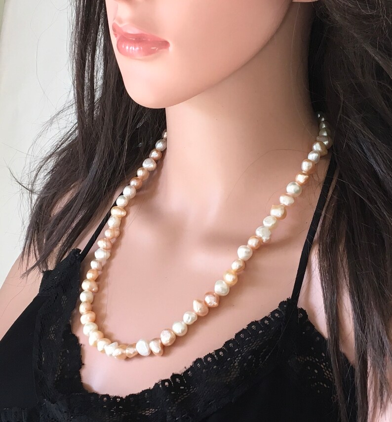 Freshwater Pearls goldfilled Necklace,