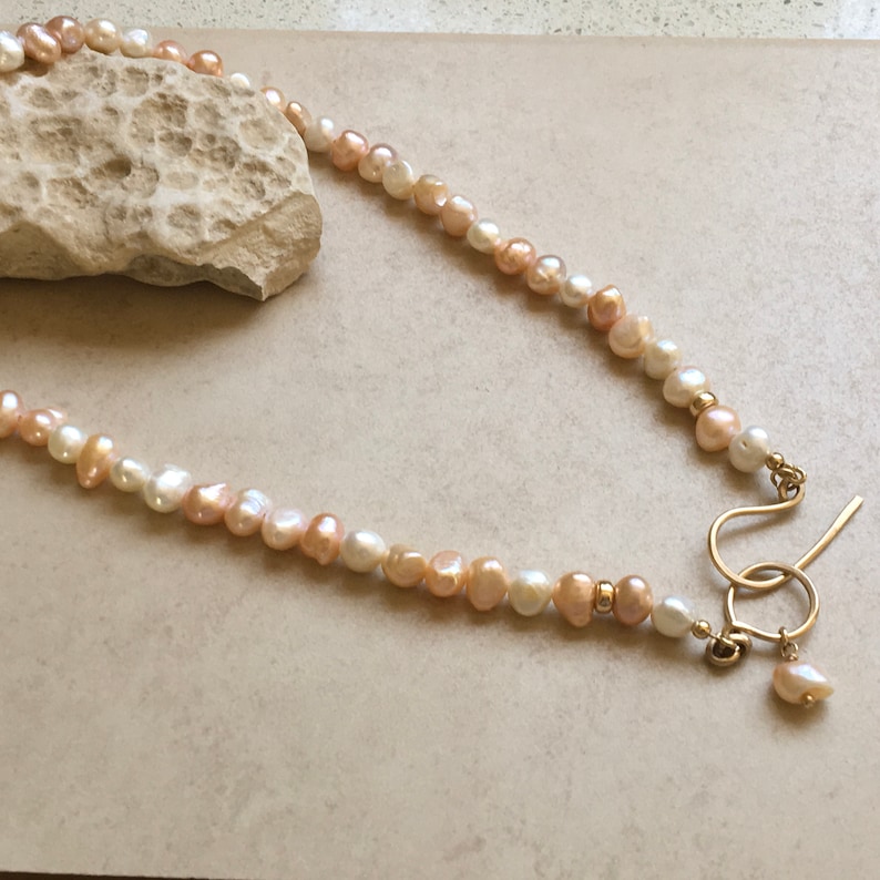 Freshwater Pearls goldfilled Necklace,