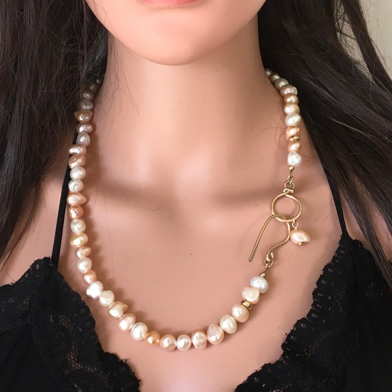 Freshwater Pearls goldfilled Necklace,