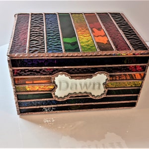 Pet Urn Boxes - Stained Glass - Personalized FREE - Custom Shapes