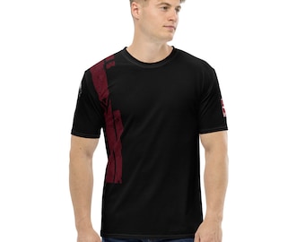 Diamonds and Spades Red Stripe Unisex T-shirt