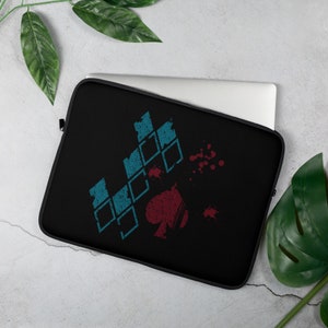 Diamonds and Spades laptop sleeve