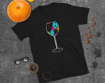 Sally Wine Glass Short-Sleeve Unisex T-Shirt