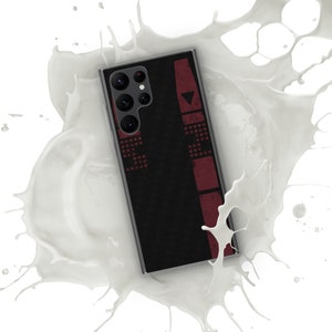 Red Stripe Vanguard Clear Case for Samsung®