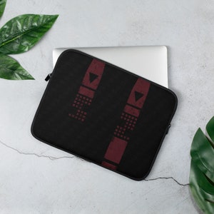Red Stripe Vanguard Laptop Sleeve
