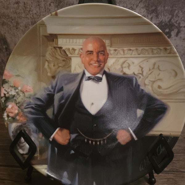 Annie ‘Daddy Warbucks’ 1982 W/COA Knowles Collector Plate #J5026