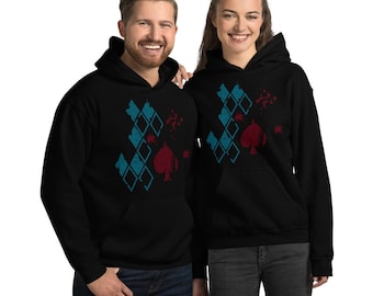 Diamonds and Spades Unisex Hoodie