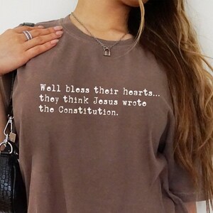 Anti Christian Nationalism T-Shirt, Anti MAGA Tee, Funny Sarcastic Southern Charm Shirt, Resistance T-Shirt, Anti Trump Long Sleeve Tee