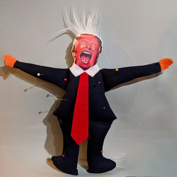 Donald Trump Voodoo Doll With Pins