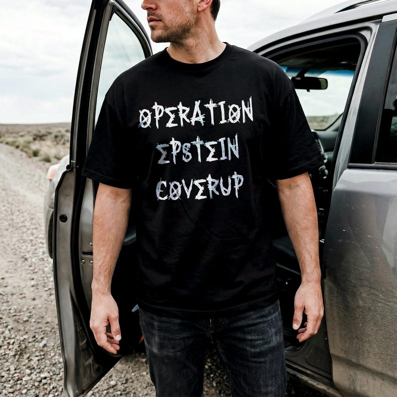 Operation Epstein Coverup Shirt, Funny Graphic Tee, Conspiracy Theory T Shirt, Unisex Humor Top, Graphic Novelty Tee