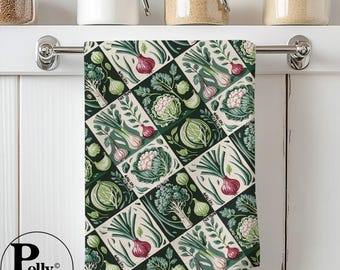 Essuie-mains anti-atout avec légumes du jardin, torchon de cuisine subtil F Trump, torchons de gauche libérale, politique, cadeau bâillon, pendaison de crémaillère