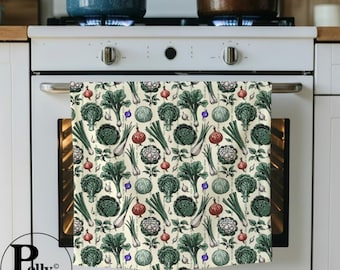 Toalla de mano anti-Trump, paño de cocina, paños de cocina, verduras con rayas de palabras, Trump con F sutil, liberal izquierdista, regalo de broma, político, casa