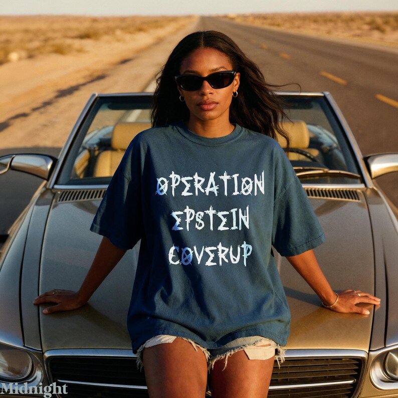 Operation Epstein Coverup T-shirt, Graphic Tee, Urban Fashion Statement, Comfortable Casual Wear, Trendy Graphic Shirt