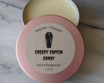 Creepy Coffin Candy: Solid Fragrance by Copper + Copper Feminine