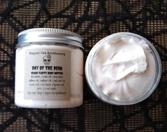 Day of the Dead: Vegan Fluffy Body Butter in Dulce De Leche ( Milk Caramel )