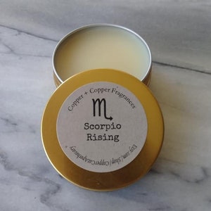 Scorpio Rising: Solid Fragrance by Copper Copper, Nonbinary Fragrance Blend imagem 1