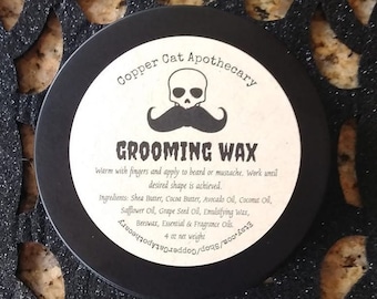 Grooming Cream: For Your Face Mullet... Mustache and Beard Wax