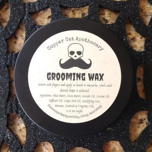 Grooming Cream: For Your Face Mullet... Mustache and Beard Wax