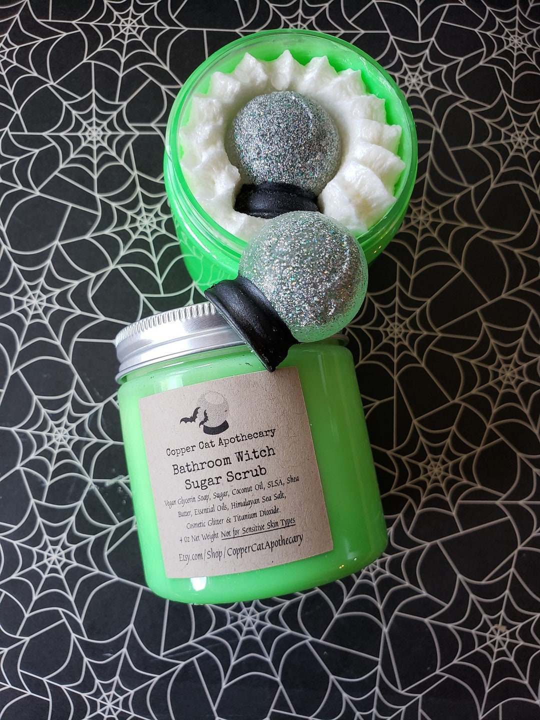 Bathroom Witch Bye Bye Bad Vibes Sugar & Salt Body Scrub Etsy