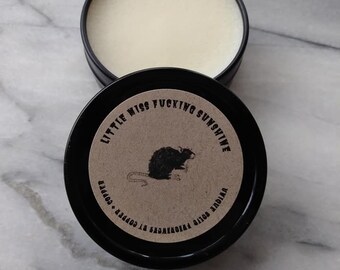 Little Miss Fucking Sunshine: Solid Fragrance by COPPER + COPPER Non-Binary Fragrance Cheerful Aromatherapy Blend