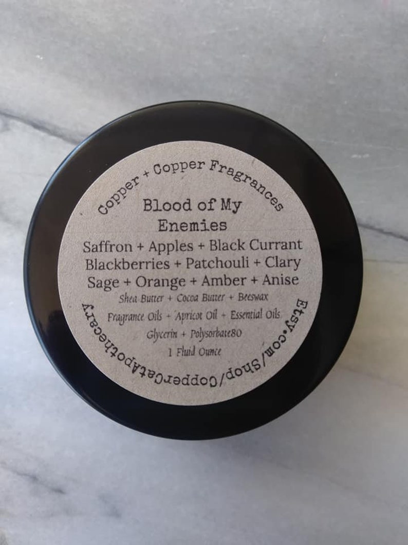 Blood of My Enemies: Solid Fragrance by Copper Copper, Nonbinary Blend image 2