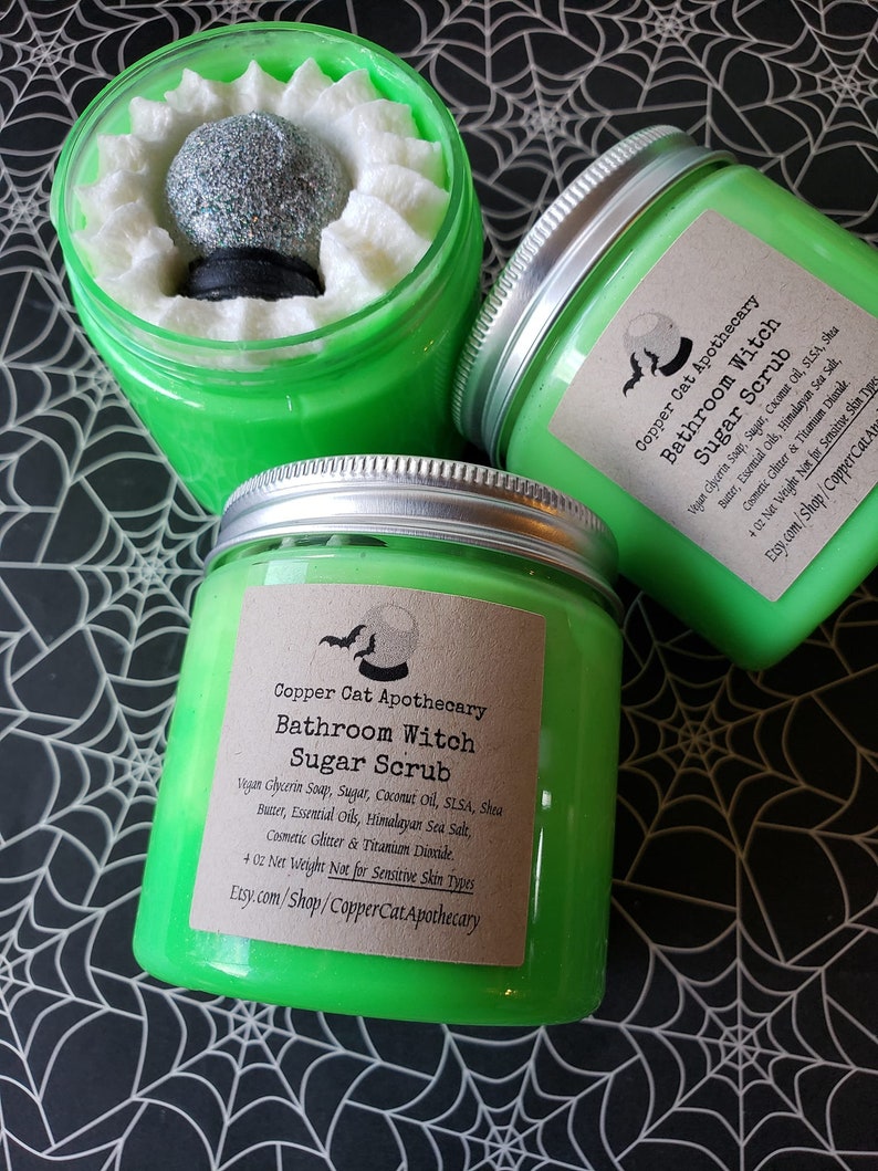 Bathroom Witch: Bye Bye Bad Vibes Sugar & Salt Body Scrub image 5